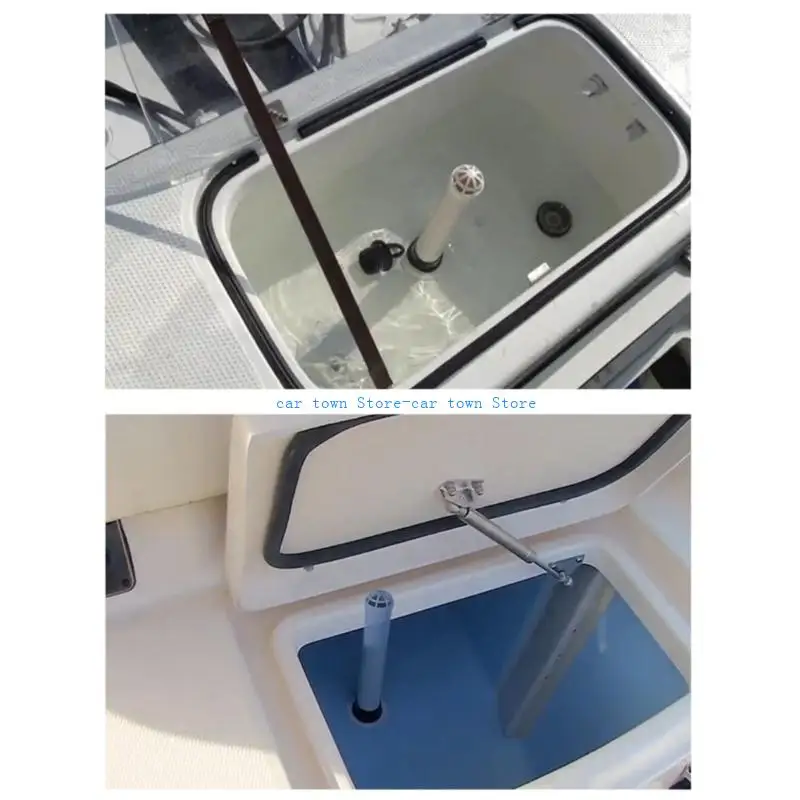 

RXJE Easy To Install Fishing Boat Overflow Drain Tube For Marine Environments Fits Standard 1-1/2 Inch Thru Hulls Connection