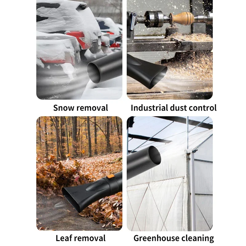 Peniup Daun Lithium Tanpa Kabel Peniup Daun Ringan Tanpa Kabel Peniup Bertenaga Baterai dengan Aliran Udara Tinggi Peniup Daun yang Dapat Diisi Ulang