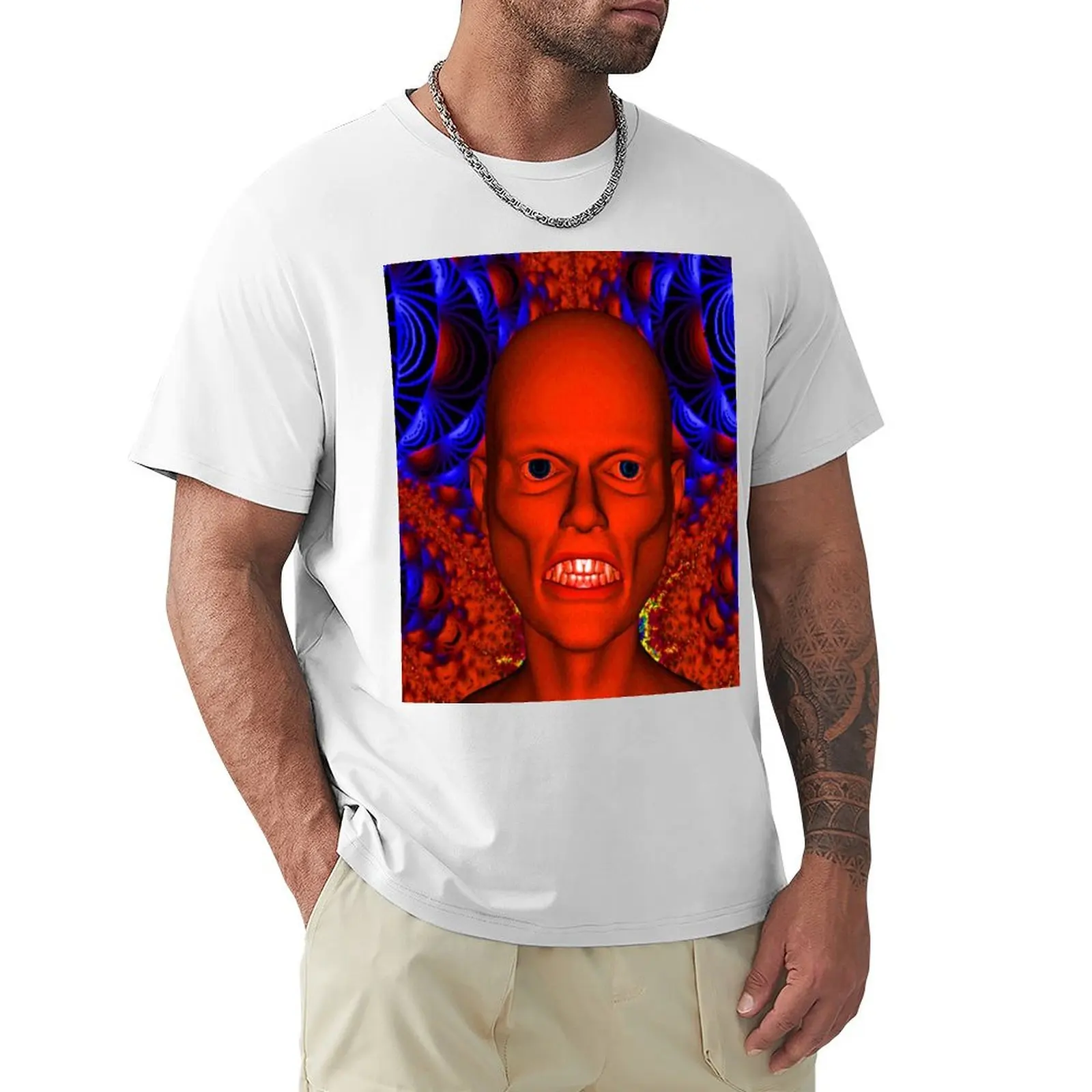 Red Ghoul T-Shirt tees plus sizes Short sleeve tee men clothing