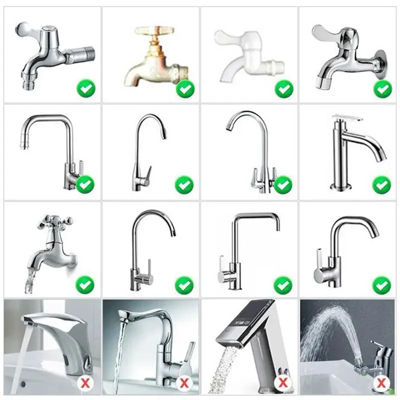 Kitchen Sink Faucet Extenders tap Home Nozzle for Faucet Water Purifier Tap Sink Filter Saving Filter water Bathroom Accessories