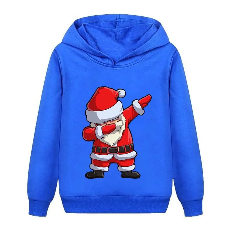 Christmas Hoodies Santa Claus Printed Men Woman Oversized Y2k Hoodie Streetwear Sweatshirts Harajuku Pullovers Unisex Clothing