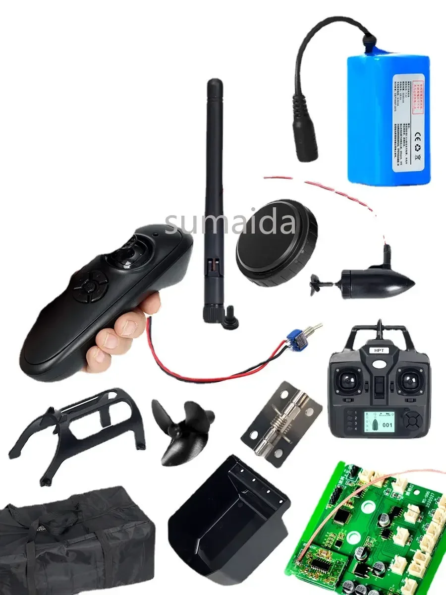 Accessori originali per barche da pesca batteria telecomando caricatore USB borsa Antenna motore elica scheda madre