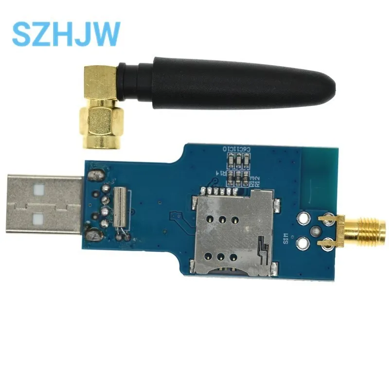 USB To GSM Module Quad-band GSM GPRS SIM800 SIM800C Module For Wireless Bluetooth SMS Messaging With Antenna