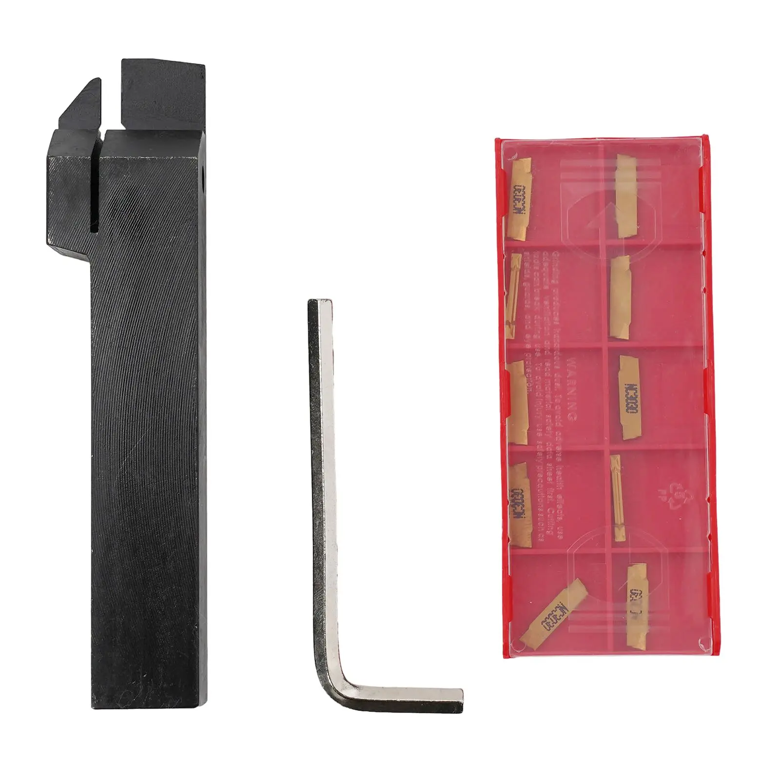 

MGEHR2020 2 20mm Lathe Grooving & Parting Off Tool Holder with 10Pcs MGMN200 Carbide Blades High Quality & Sturdy