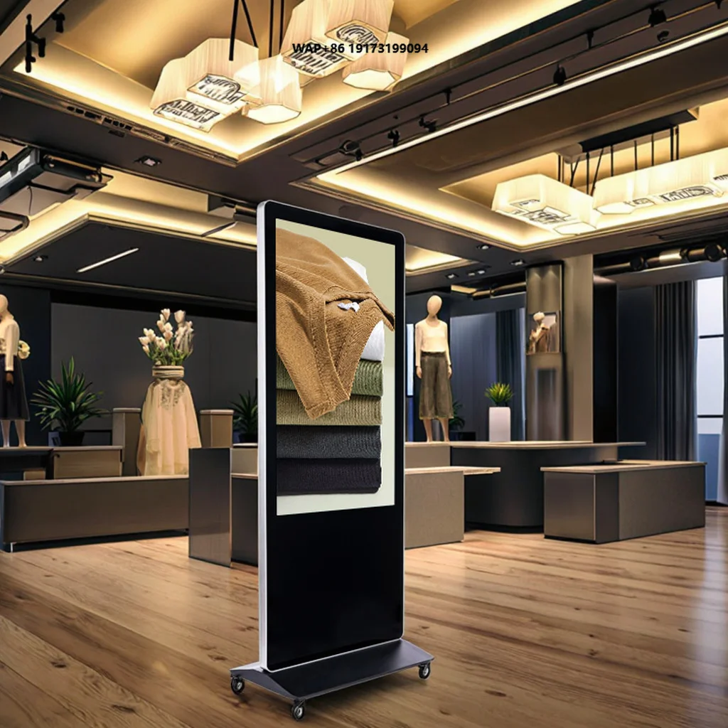 For HD Ultra-Thin Transparent LED Digital Signage Kiosk Touch Animation Graphics Elevator Retail Stores Shopping Malls Floor