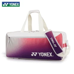 YONEX Genuine Badminton Bag PU Square-shaped Tennis Backpack Outdoor Sports Hand Bag Hold 6 -8 Pieces Rackets for Match Training