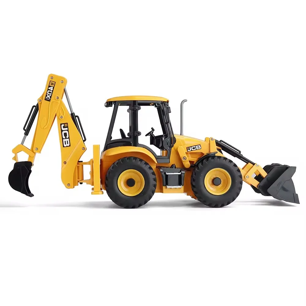 Radio Control Engineering Vehicle 11CH RC Excavator Backhoe Loader Simulated Light Sound Truck Vehicles Models