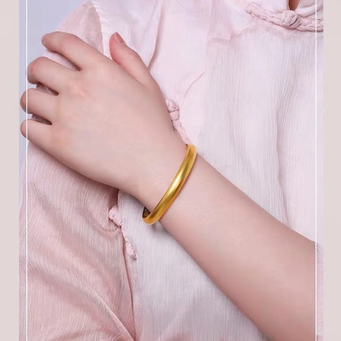 

High-quality bracelet closed gold 999 Pixiu bracelet 24K ancient method inheritance solid bracelet feminine bracelet AU750