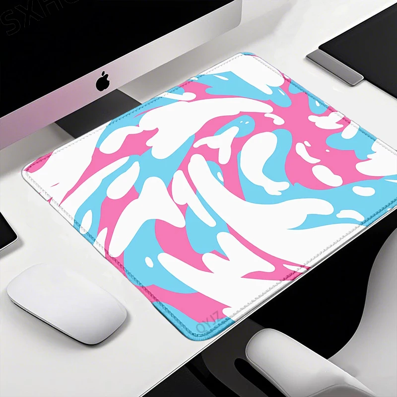 Small Mouse Pad Strata Liquid Art Computer Laptop Anime Keyboard Mice Mat Rubber Office Carpet PC 45X50CM Decoracion Deskmat DIY