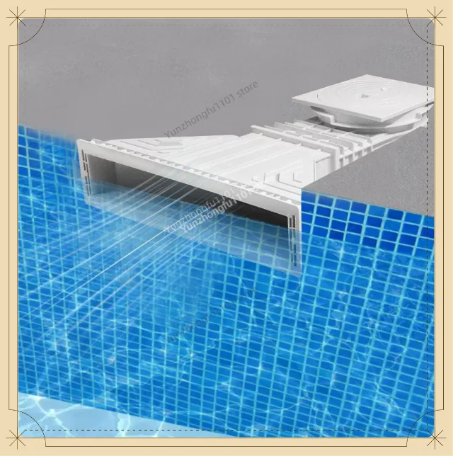 Wide‑Mouth Surface Swimming Pool Skimmer Leaf Impurity Collector Pool Surface Debris Catcher Water Treatment Accessory Equipment