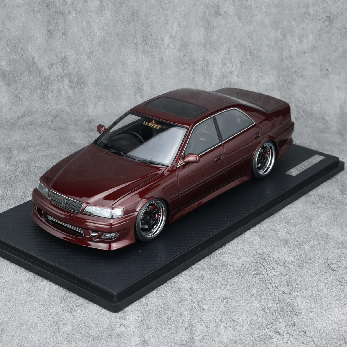 IG 1:18 VERTEX JZX100 Chaser JDM Simulation Limited Edition Resin Metal Static Car Model Toy Gift