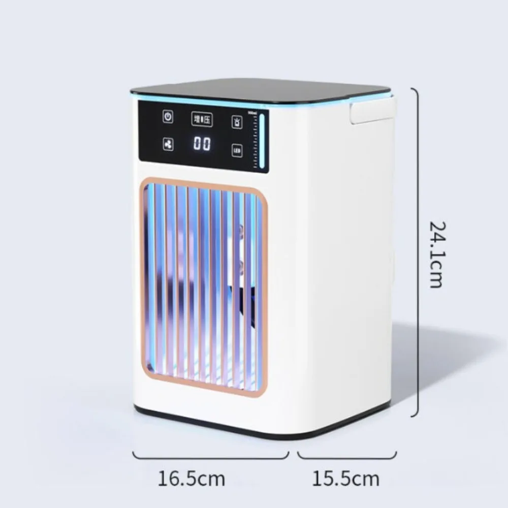 Portable Air Cooler Desktop Cooling Fan Large Water Tank Humidifier Mist Cooling USB Personal Cooler for Bedroom Office RV view 6