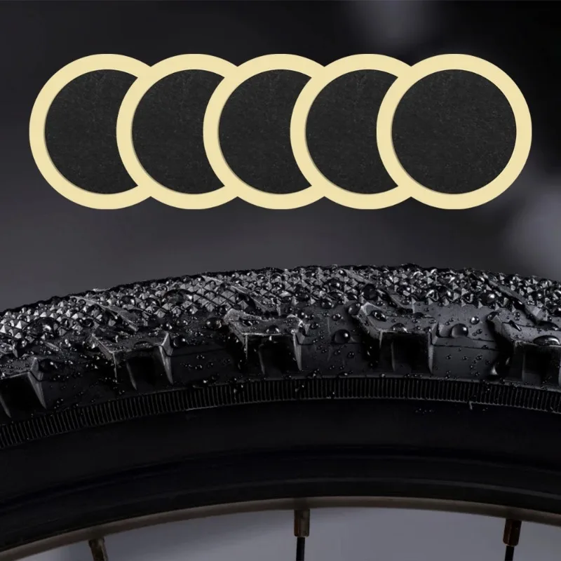 

Bicycle Tire Repair Patch Glue-Free Adhesive Quick Repairing Tyre Protection Patch for Mountain Road Bike Inner Tyre Repair Pads