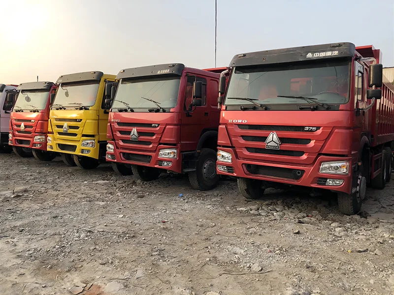 Gebrauchter 6*4 10 Räder 375 Kipper