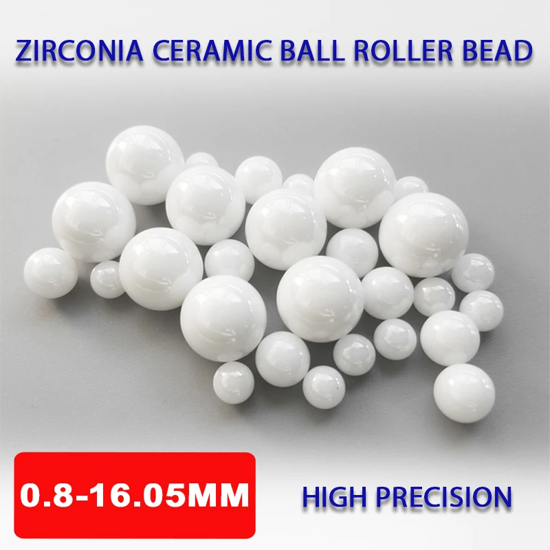 

Zirconia Ceramic Ball 0.8-16.05mm G10 Precision ZrO2 Ceramic Bearing Balls Roller Beads Smooth Round Ball Bead