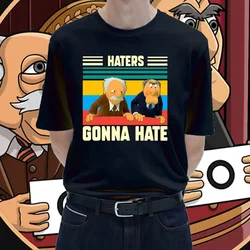 Funny Statler and Waldorf Haters Gonna Hate Vintage Muppet Lovers Show Fan T Shirt Gift Tee for Men Women Summer Tees Tops