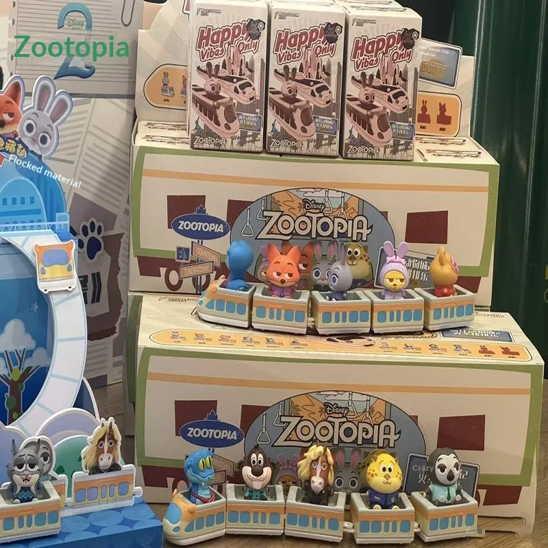 

Официальные лицензированные фигурки поезда MORSTORM Zootopia 2, 12 стилей, 10 обычных, 2 скрытых аниме, коллекционный подарок для фанатов