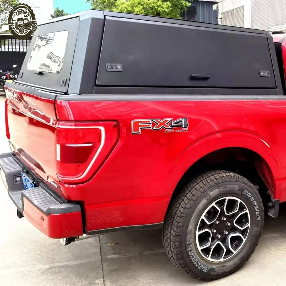 

Factory Wholesale Price Custom Pick up Hardtop Topper Camper Bed Cover Steel Ute 4x4 Canopy for Pickup Truck with Roof Bars