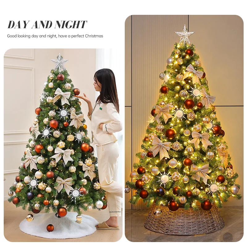 Christmas decorations DIY Christmas tree home 2024 new package living room large ornament scene layout