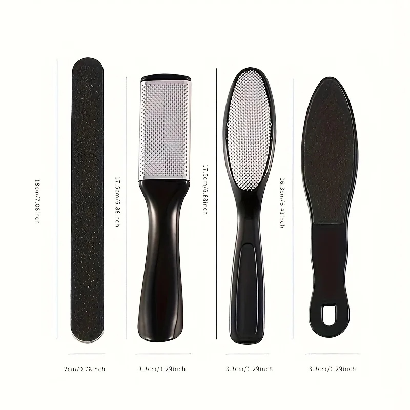 Stainless Steel Pedicure Tool Set Foot Care Kit Foot File Callus Remover Dead Skin Trimming Supplies For Home Personal Foot Spa Daily Maintenance view 5