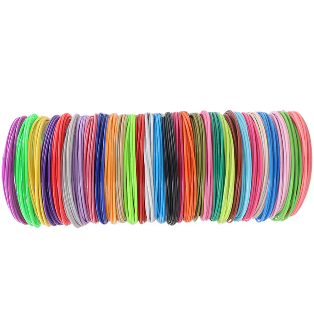 3D Pen Consumables PLA Filament Diameter 1.75mm Color 3D Pen Printing Material 20/30 Colors, 90M 150M 200M, Smokeless,Odorless