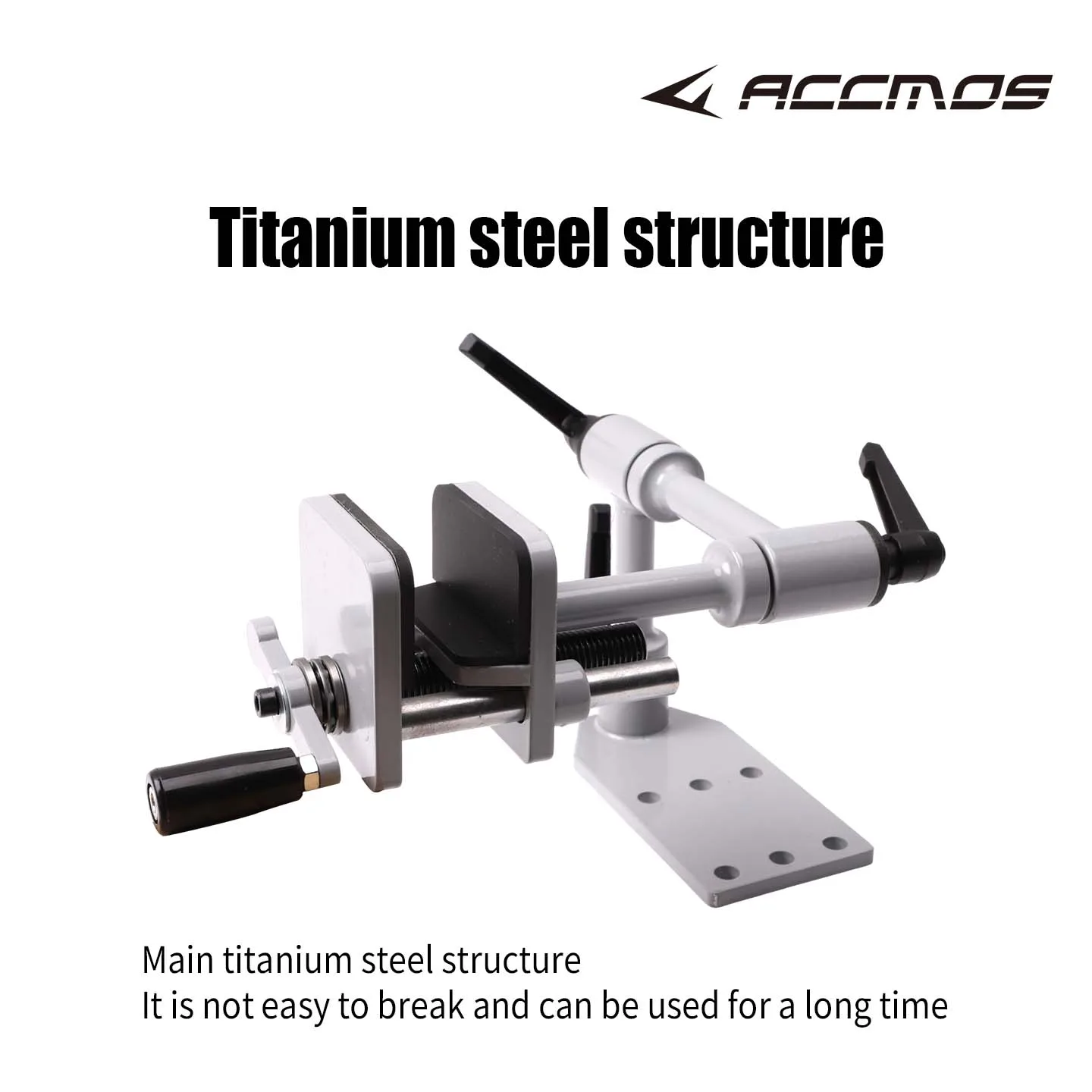 ACCMOS Bow Vise Archery Compound Bow Tuning Vise Adjustable Steel Bow Repair Maintenance Tool Stand Holder for Hunting Target