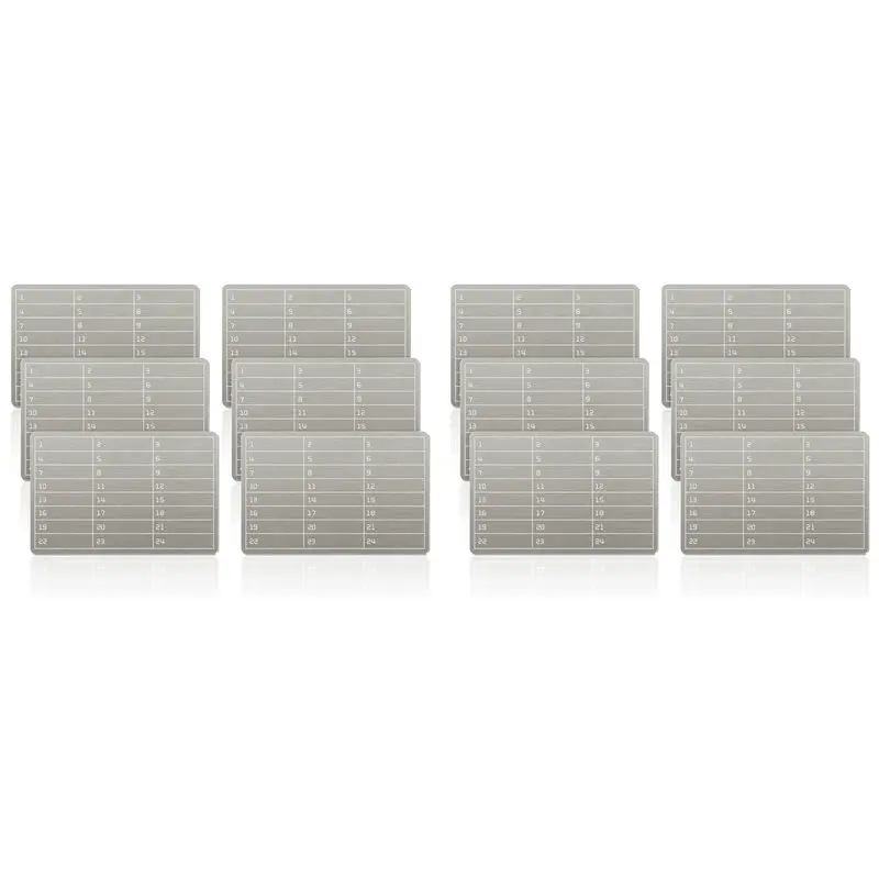 A20F-12Pcs Plates Stainless Steel Wallet Crypto Cryptocurrency Storage Crypto Wallet For Bitcoin Hardware Cold Backup