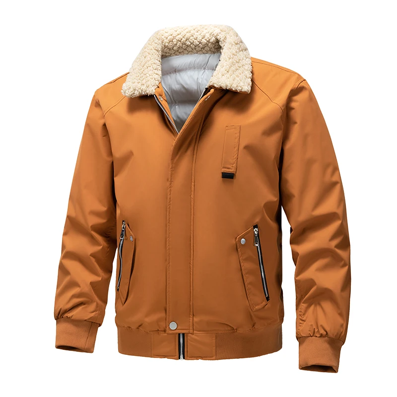 

Новинка: Модная корейская утепленная хлопковая куртка для мужчин, повседневная спортивная одежда, стандартная длина, весна 2025