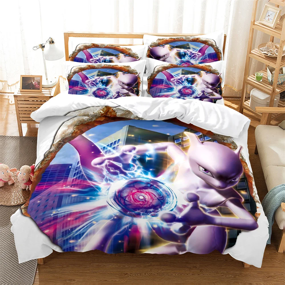 

Anime characters Bedding Set Duvet Cover Set 3d Bedding Digital Printing Bed Linen Queen Size Bedding Set Fashion Design