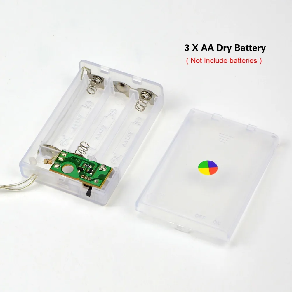 1M 2M Photo Clips String Lights Christmas Fairy Lights Battery-operated Garland Hanging Picture Cards Holder Holiday Lamp Decor