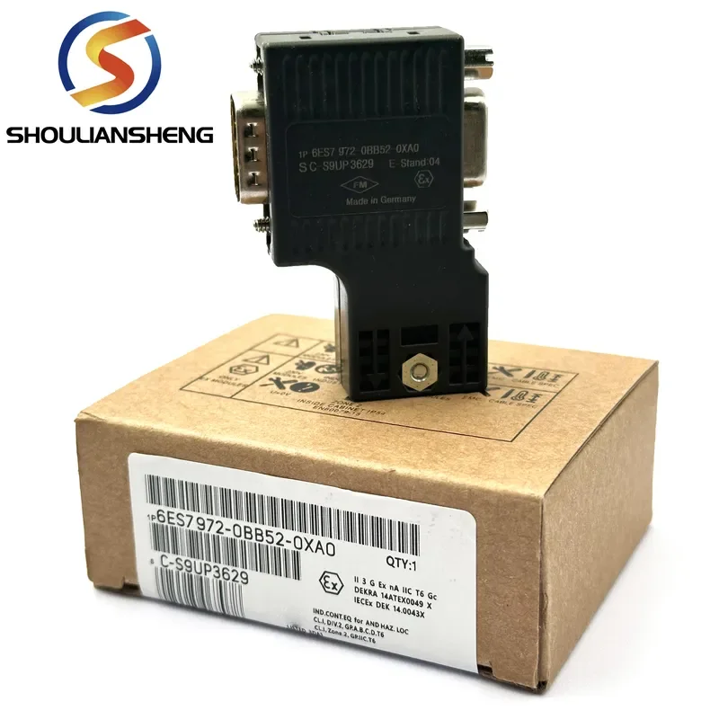 The Brand-new Genuine PLC Controller Is Compatible with the 6ES7972-0BB52-0XA0 Fast Connection Network Connector.