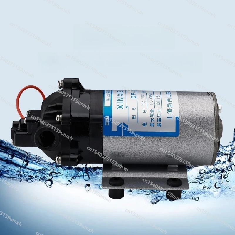 

12 В 24 В постоянного тока 40 Вт Мини-высокое давление 5 л/мин 4,2 бар Автоматический переключатель Мембранные насосы Самососасывающий насос DP-60 Мембранный бустерный насос