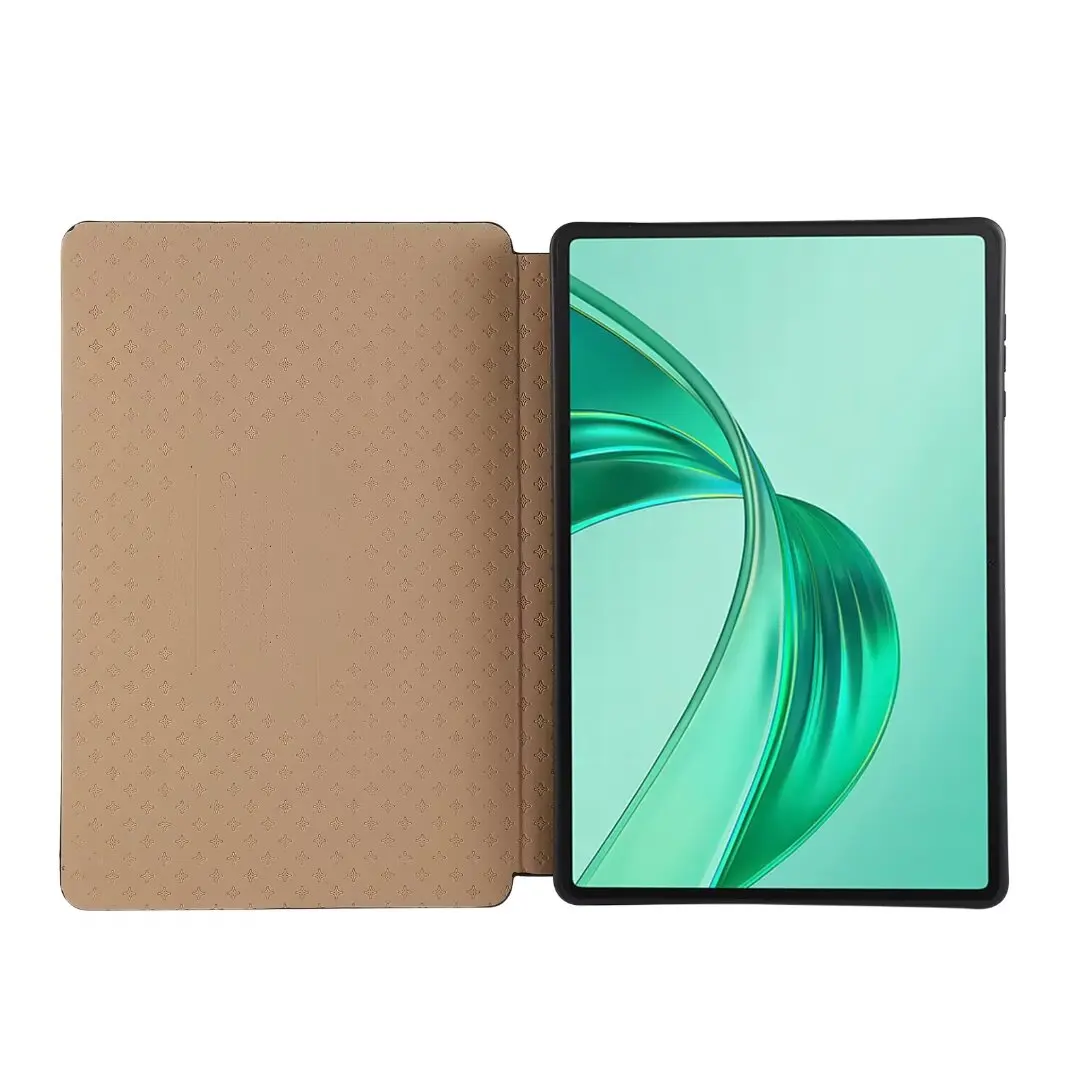 TPU Back Stand Case For Huawei Honor X8a 2024 11inch Model NDL-W09 Solid Printed Cover Shockproof Tablet Shell Luxury PU Leather