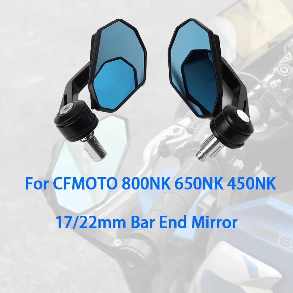 

7/8"Motorcycle Bar End Rearview Mirror Side Mirrors For Ducati Honda CB650R Kawasaki Yamaha MT03 Suzuki SV650 GSXS750 Benelli