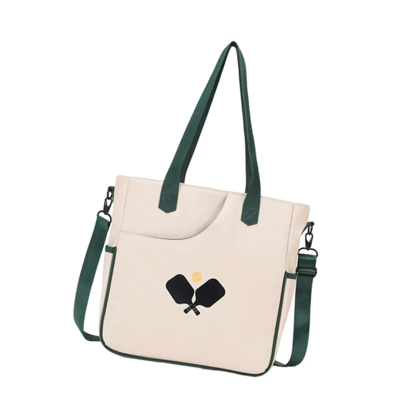 

Сумка для пиклбола, многофункциональная стильная портативная сумка для тенниса большой вместимости с регулируемым плечевым ремнем, сумка для бадминтонных ракеток