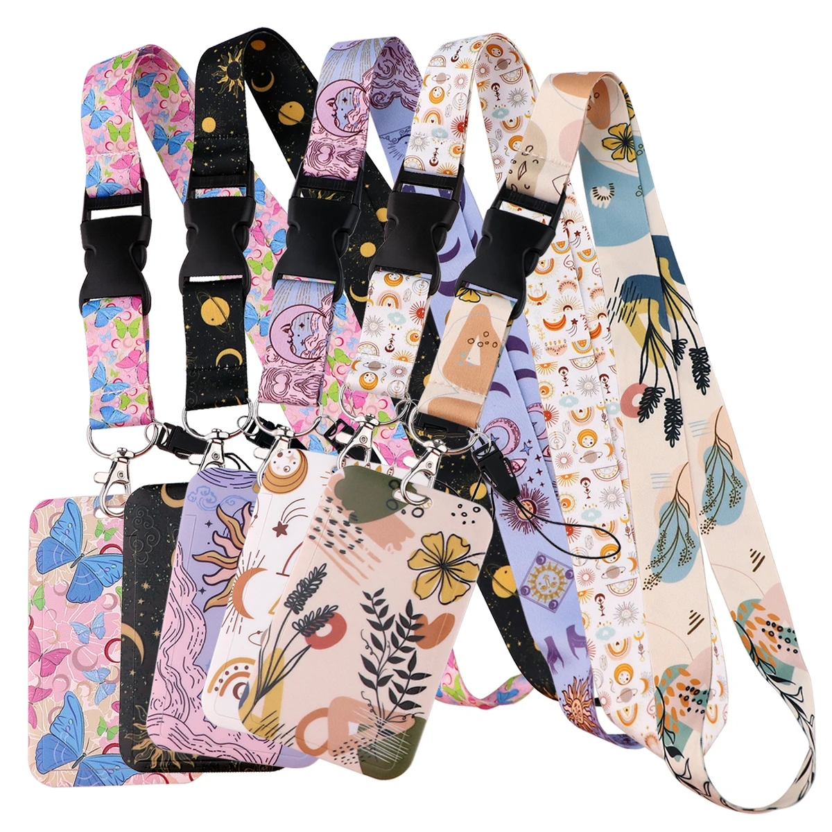 Odpinany pasek na szyję Smycze na klucze Brelok do kluczy Uchwyt na identyfikator Karta kredytowa Wisząca lina Lariat Urok telefonu Akcesoria