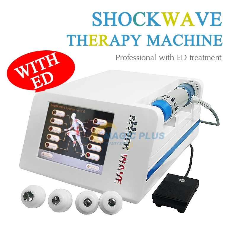 Extracorporeal Shock Wave Therapy Machine Physical Therapy Pain Relief ED Treatment Shockwave Body Massager Health Care Tools