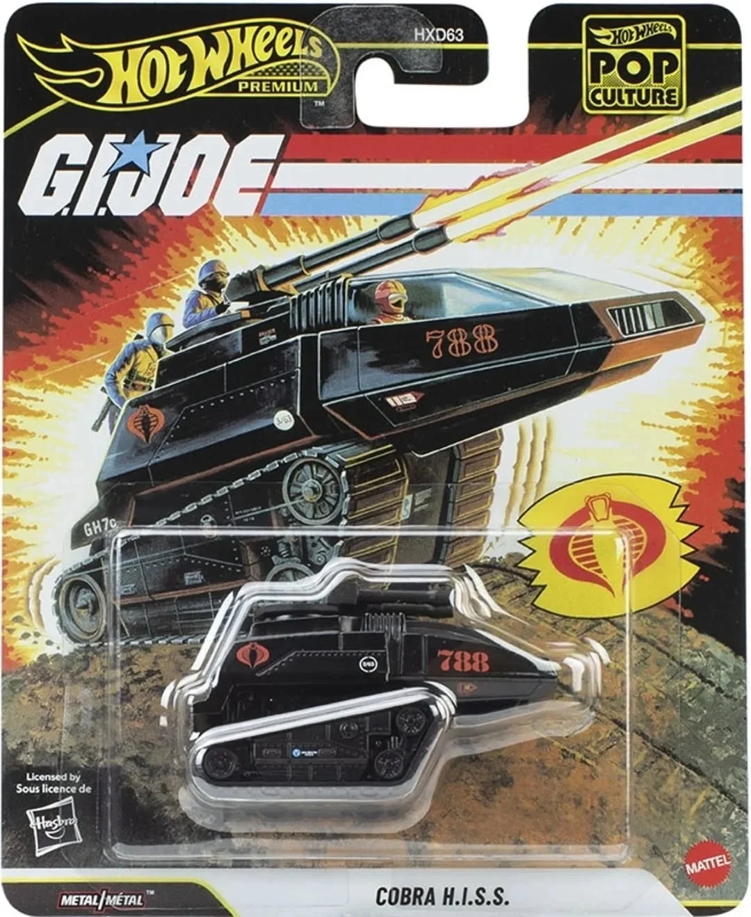 ホットウィール プレミアム 2026 ポップカルチャー コブラ HISS バービー バン フォルツァ スパイダーモバイル エアウルフ 1:64 ダイキャスト合金車モデル コレクタブル
