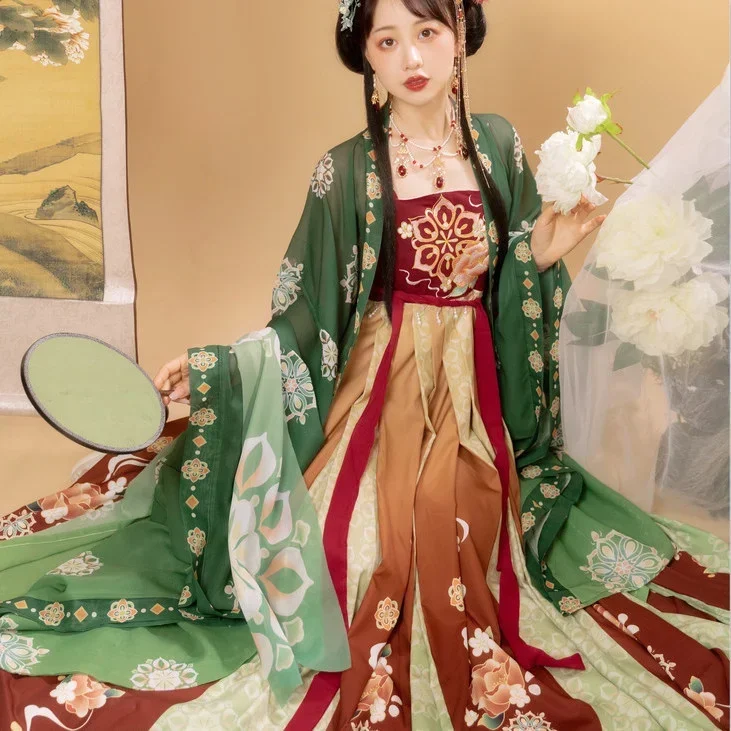 Dinastia Tang Hanfu Vestido Cosplay Roupas Tradicionais Chinesas Vestido de Fada Antigo Traje Cosplay Vestido Hanfu