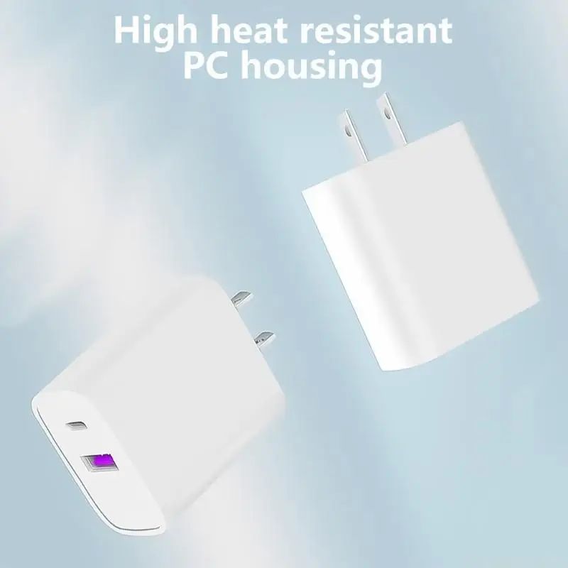 E56B USB Type C Fast Charging Adapter Fast Phone Charging Block Charging Box Brick