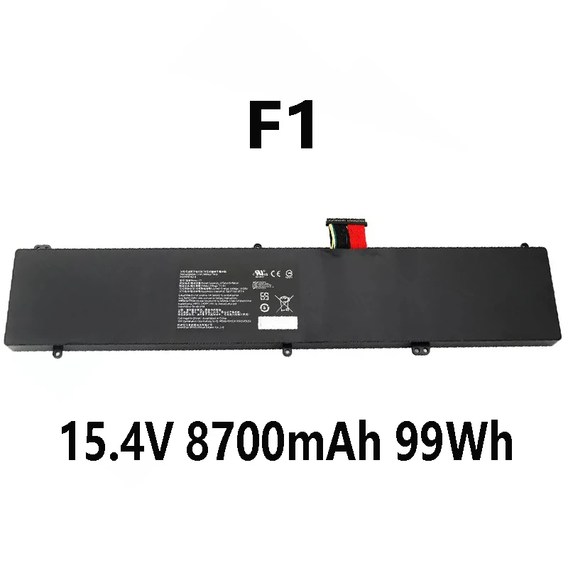 F1 15.4V 8700mAh 99Wh Battery for Razer Blade PRO 2017 4K I7-7820HK 3ICP6/87/62-2 RZ09-0166