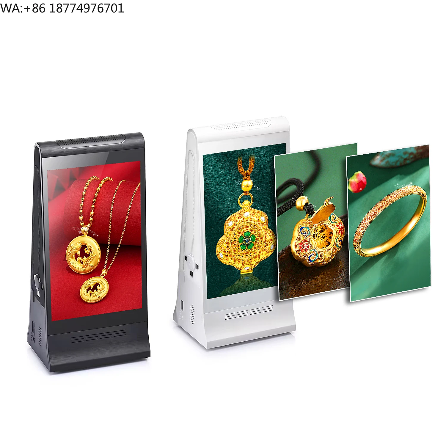 

Portable Digital Menu Screen for Restaurants With Touch, Battery, HD Video Menu, WiFi Control & QR Scan Ordering