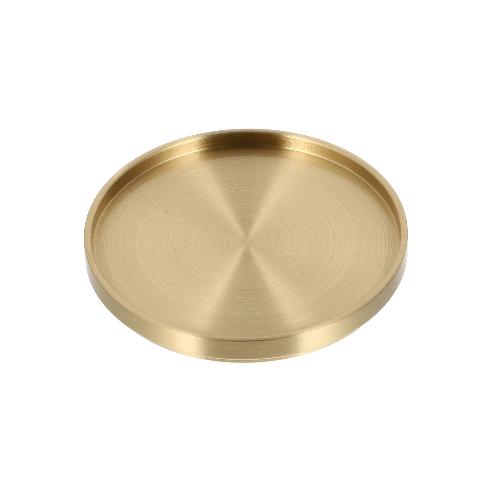 

Brass Tea Coaster Golden Teacup Mat Home Cup Cushion Heat Resistant Tabletop Insulated Ceremony Accessory Multifunctional