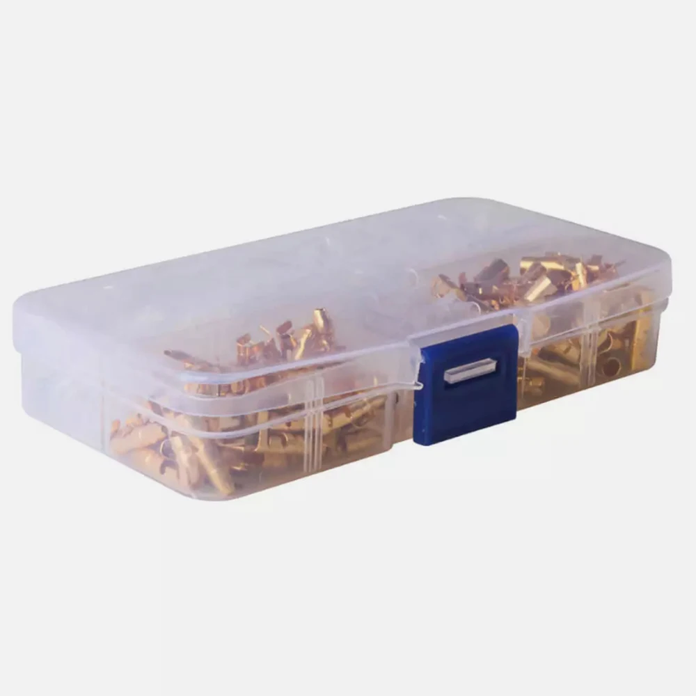 120-teiliges Messing-Steckverbinder-Set (3,5 mm/3,9 mm) mit Isolierhülsen für Motorrad, Auto und LKW – Detail 7