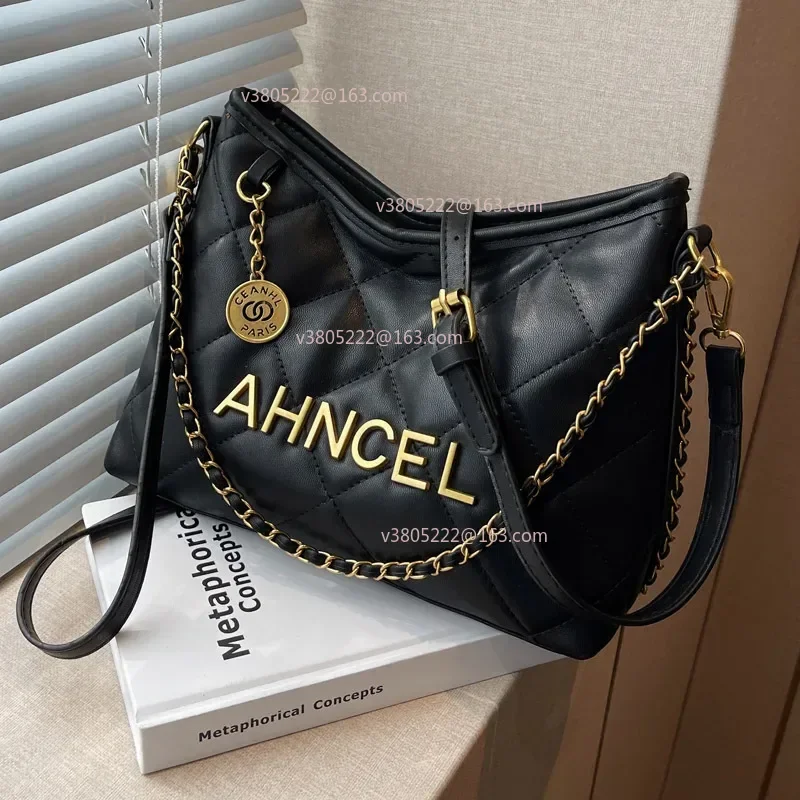 

Fashionable Retro Diamond Pattern Korean Style Single Shoulder Bag Hot Sale Of The Season New Popular Handheld Bag Soft PU Leath