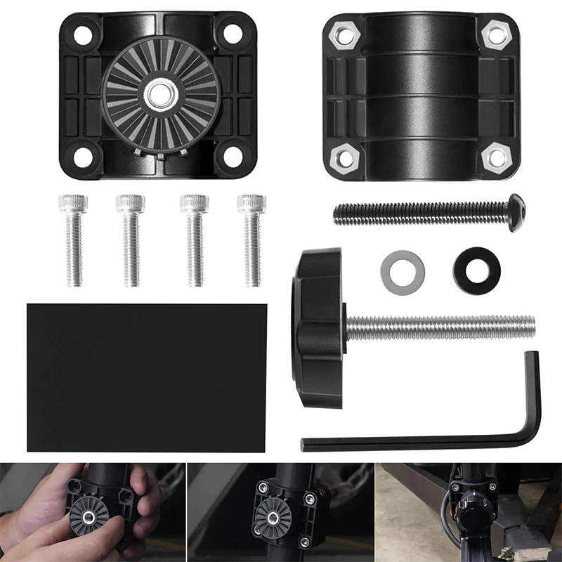 0 Degree Pole Mount Adjustable Pole Mount Fit for LiveScope Plus LVS34 & LiveScope Plus System, Replaces 010-13228-03