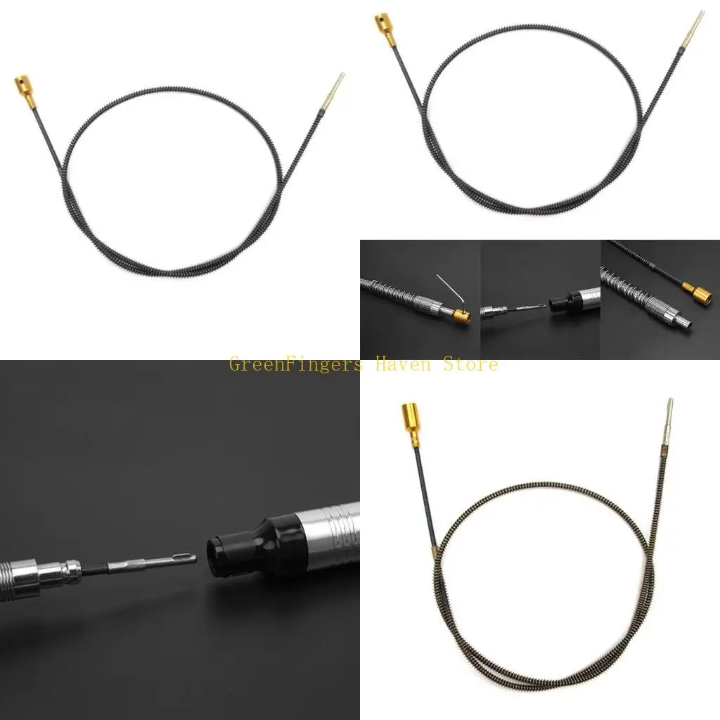 

F68D Flexible Extension Cord Shaft Adapter Rotary Grinder Tool Cable Length 98cm