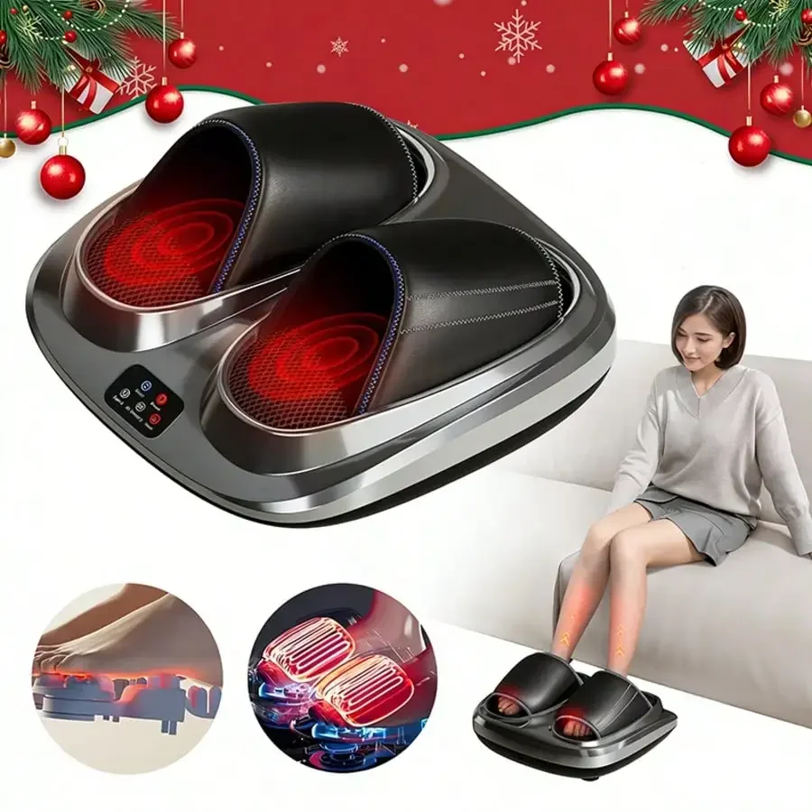 

Home-Use 3D Foot Massager - Realistic Kneading & Auto Rotation, Ergonomic, Full-Body Muscle Relax Toolfor Parents & Elders