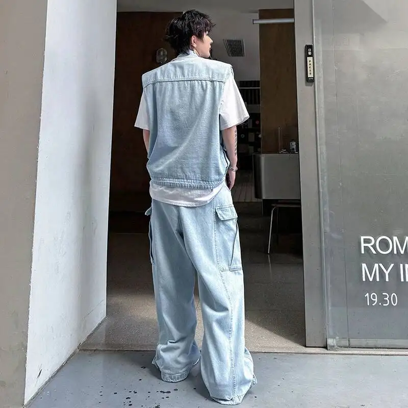 LUZHEN 2026 Summer Solid Color - Men'S Fashion Vest With Jeans บทวิจารณ์และราคา
