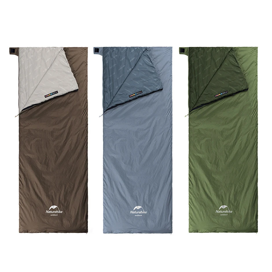 Naturehike outdoor camping hiking 190*75cm 205*85cm LW180 mini ultralight envelope cotton sleeping bag